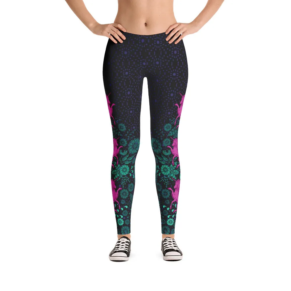 UNICORN MAJESTY Mid-Rise Leggings