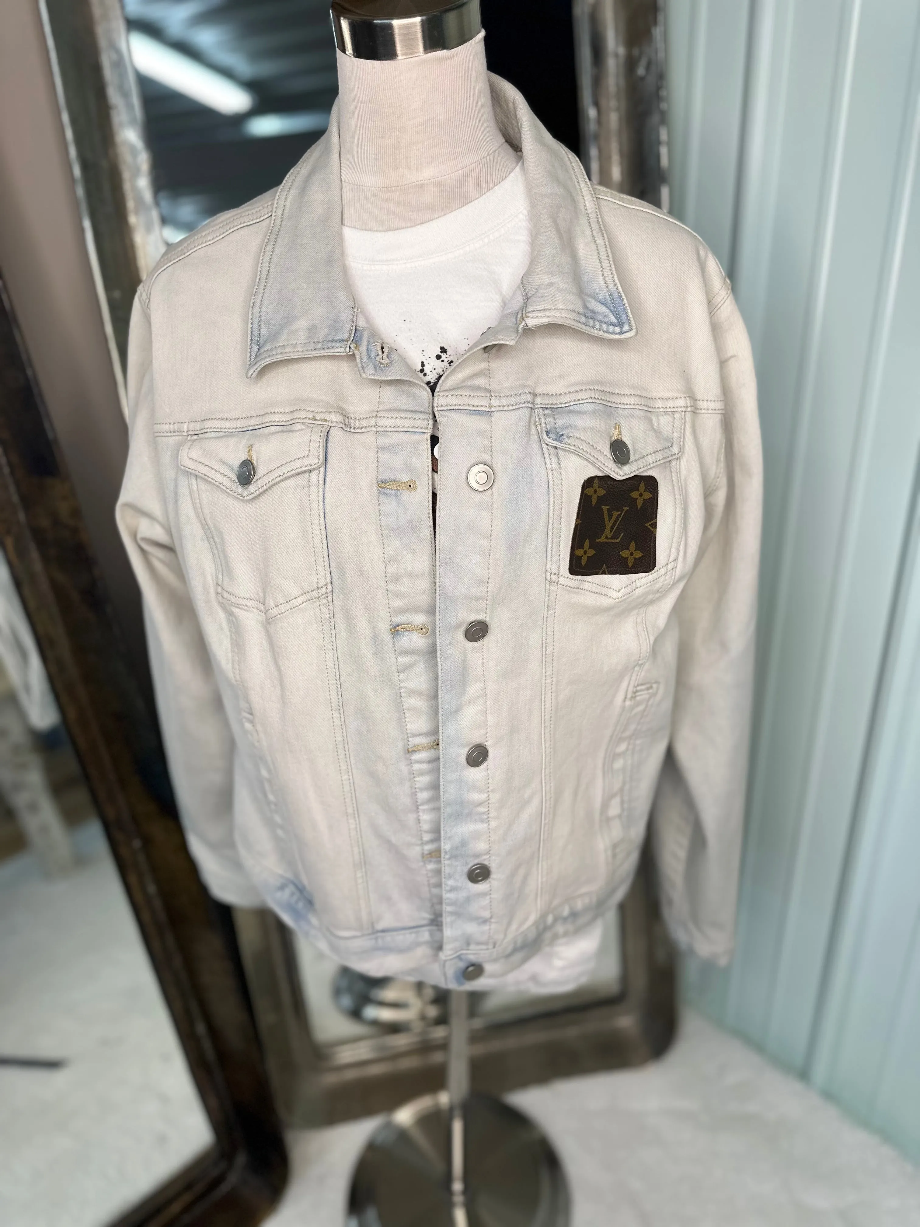 Upcycled designer jacket