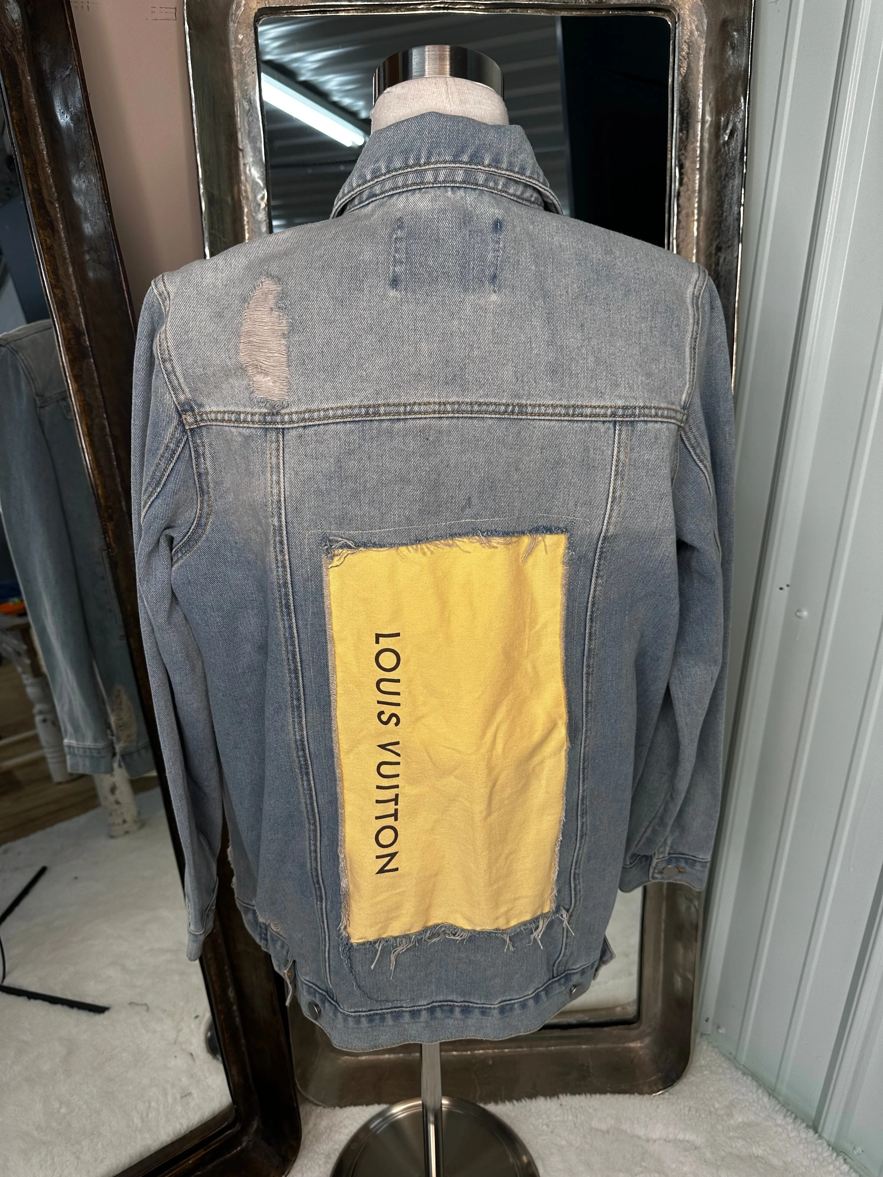 Upcycled designer jacket
