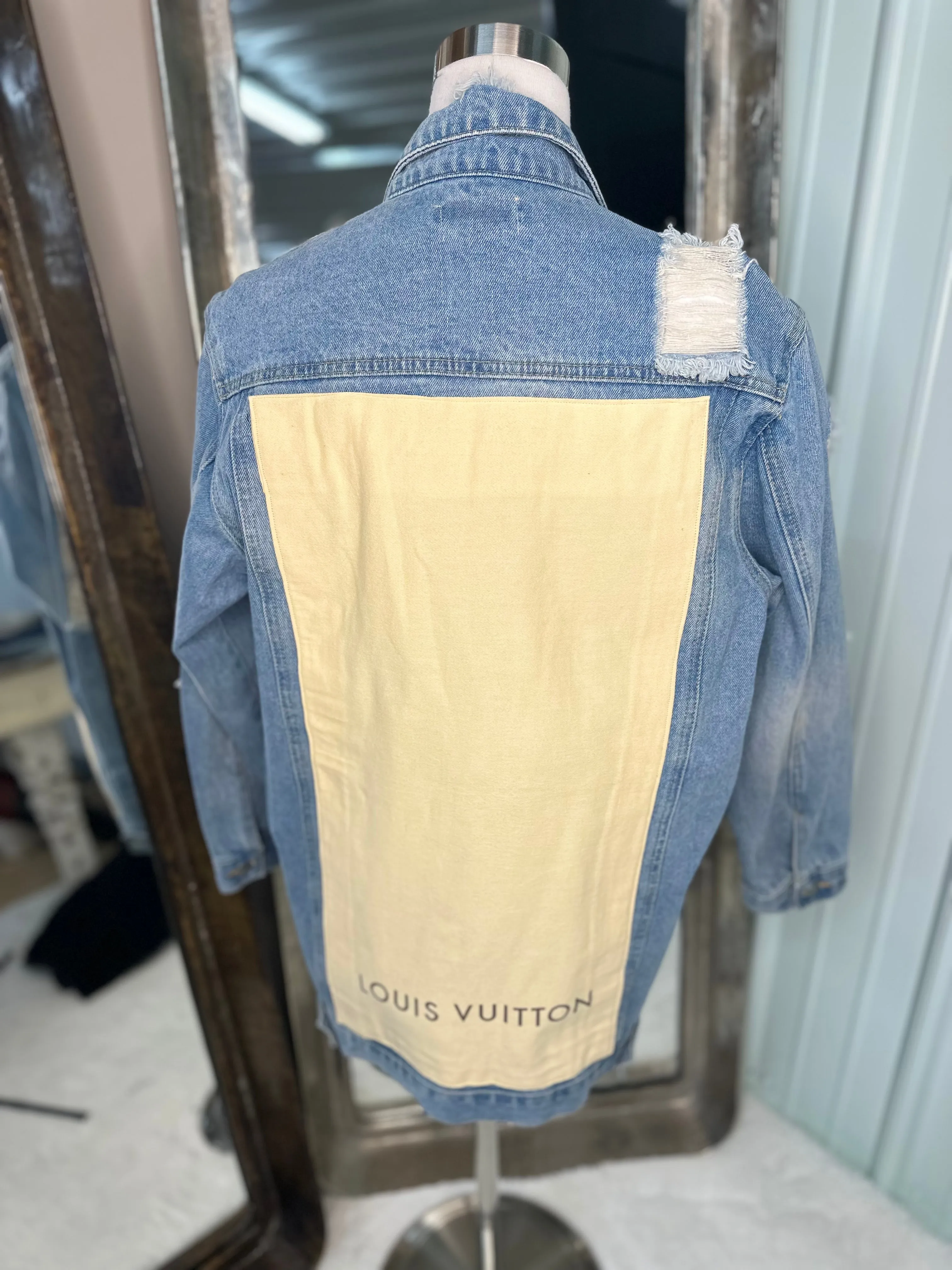 Upcycled designer jacket