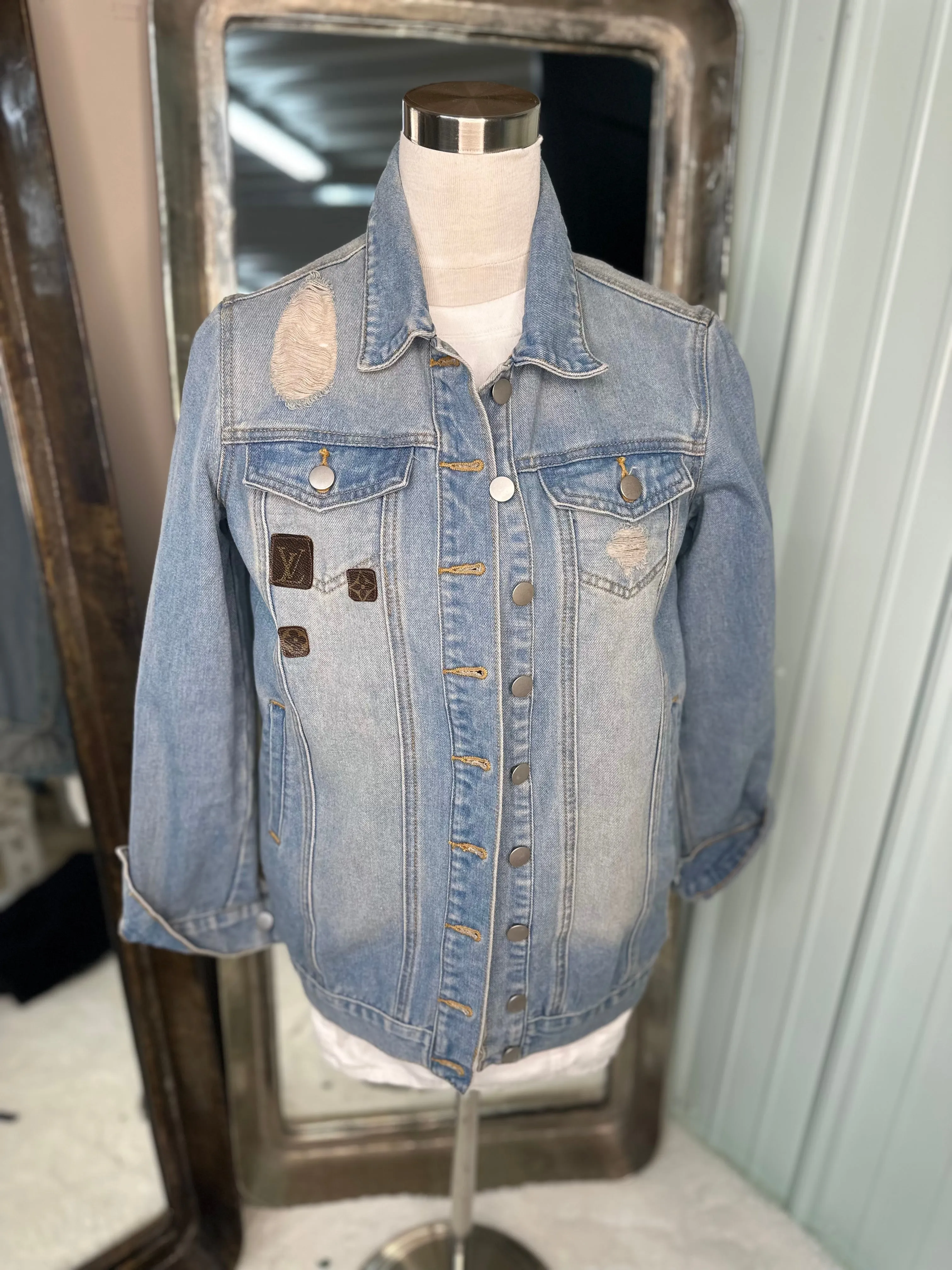 Upcycled designer jacket