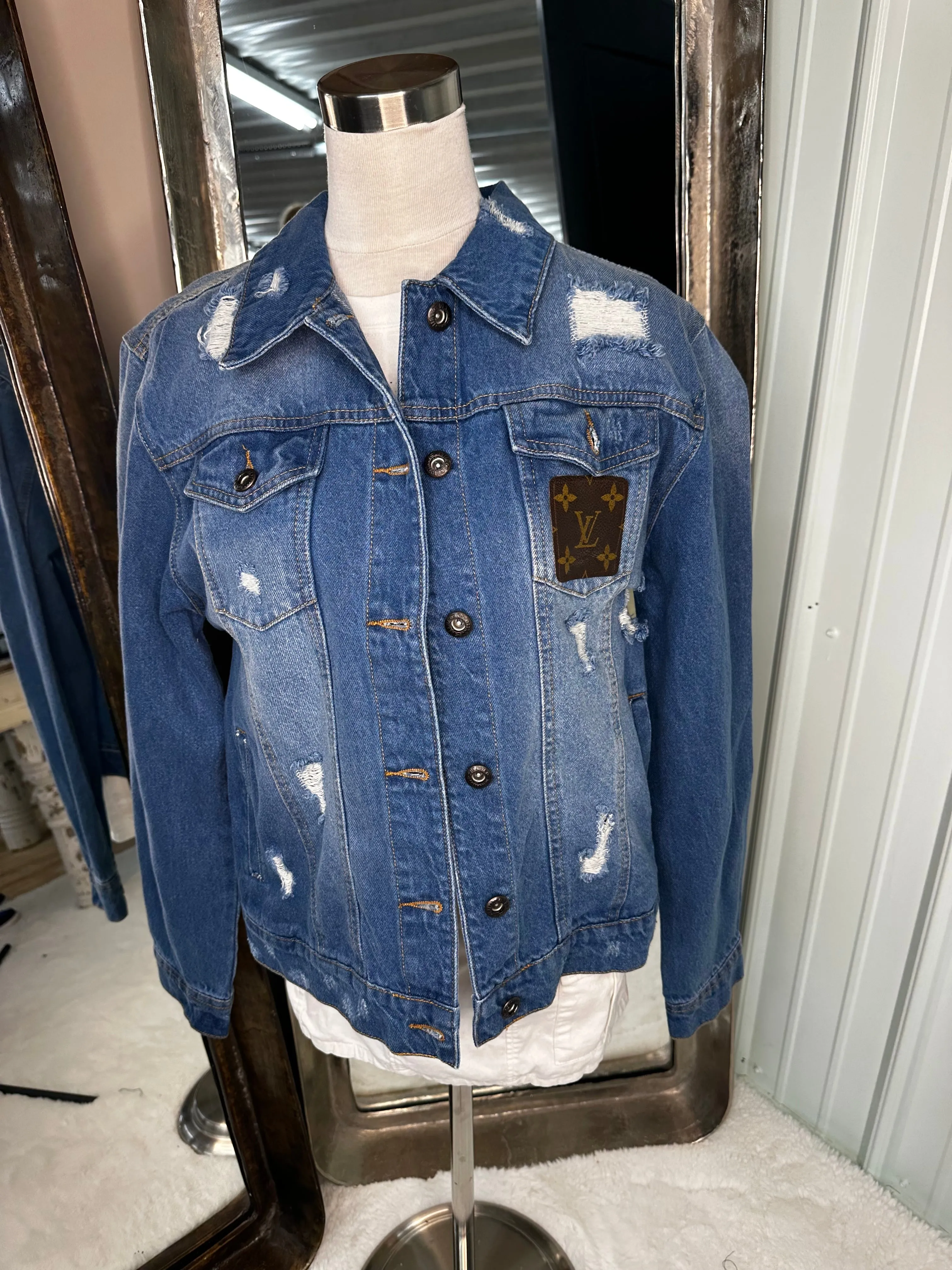 Upcycled designer jacket