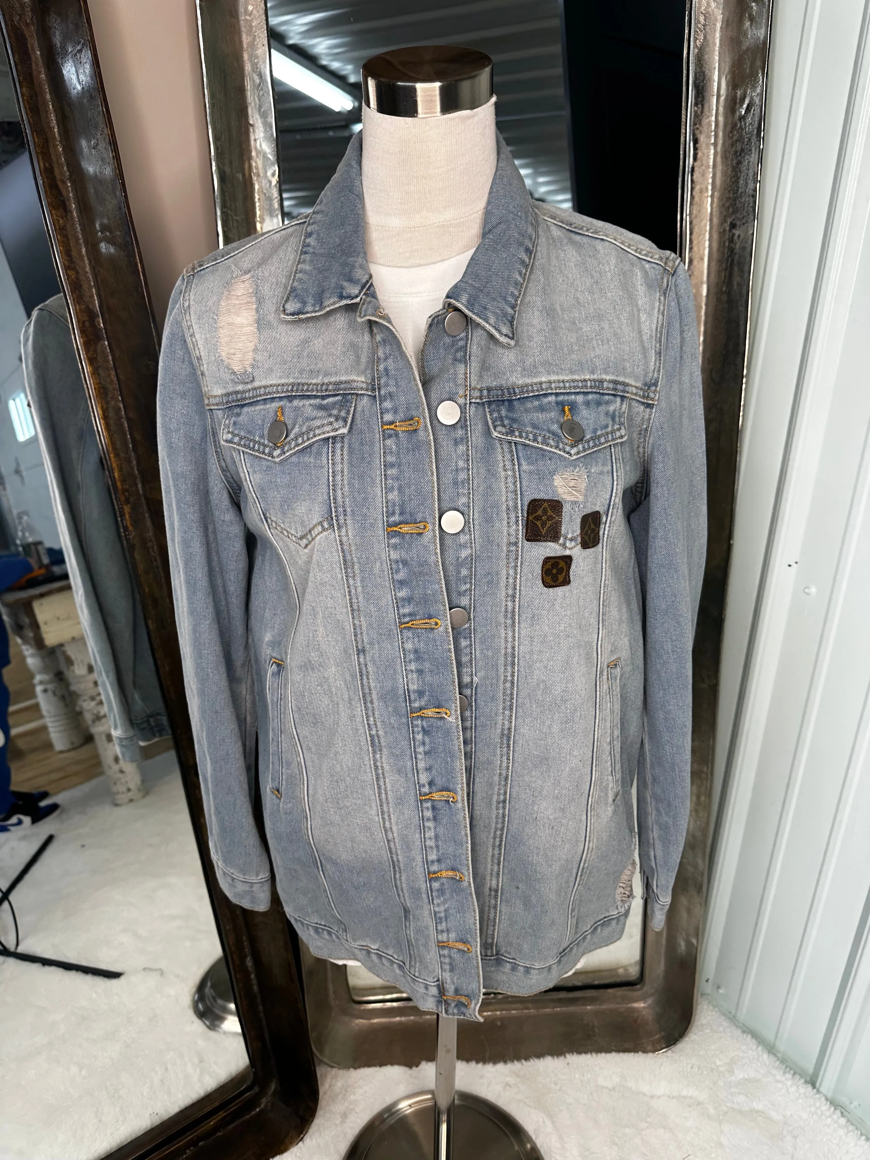 Upcycled designer jacket