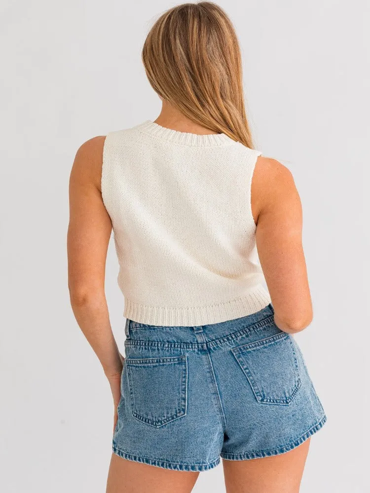 USA Cropped Tank Top
