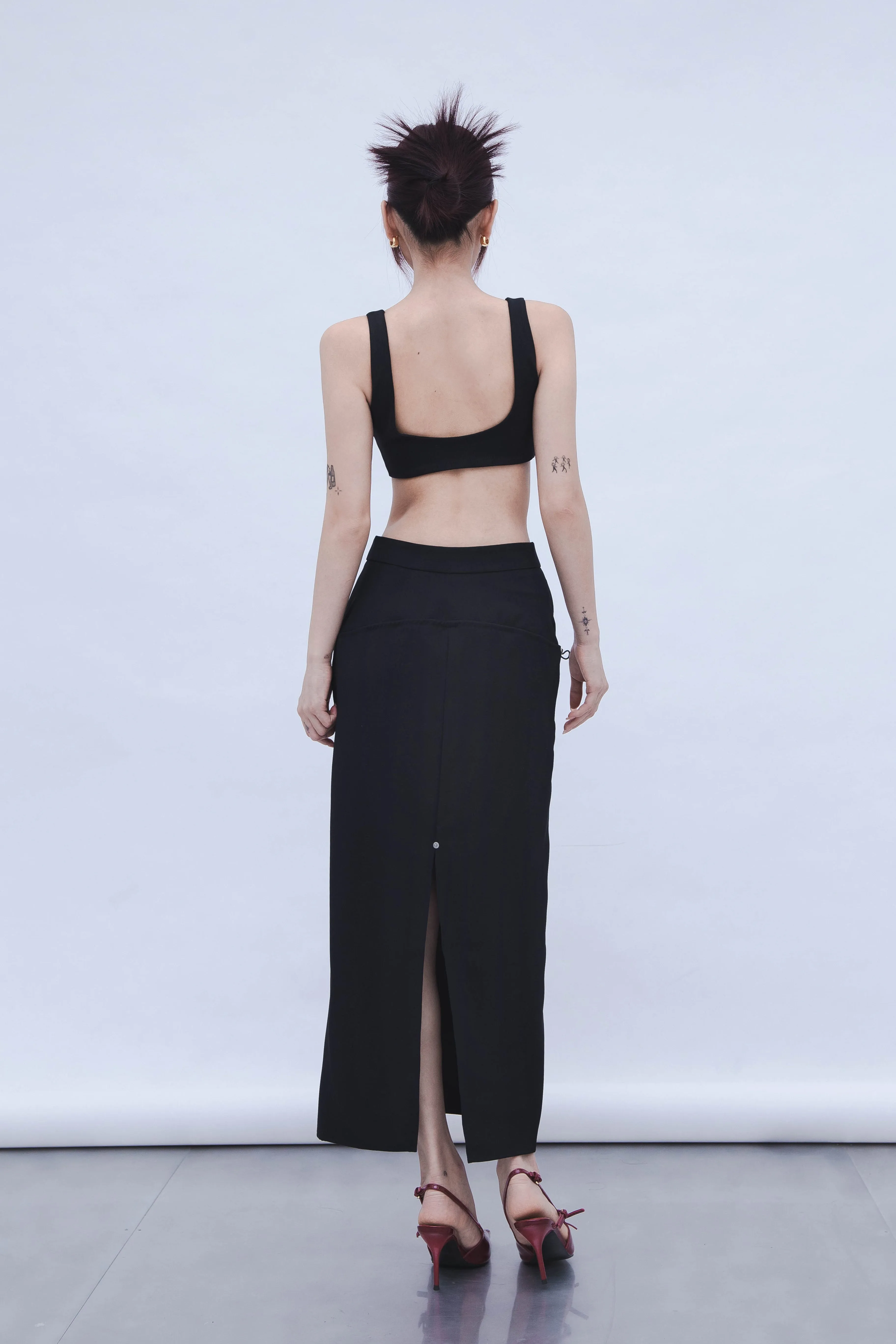 UTILITY SKIRT - BLACK