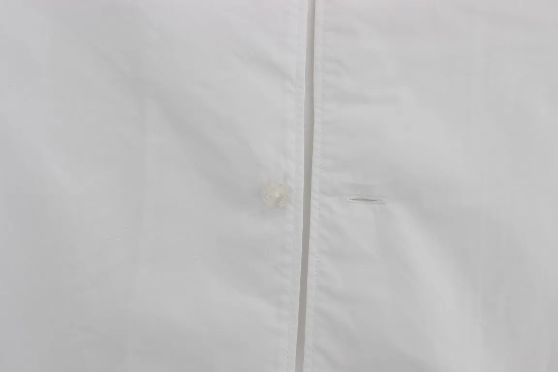 White 3/4 Sleeve Regular Fit Shirt
