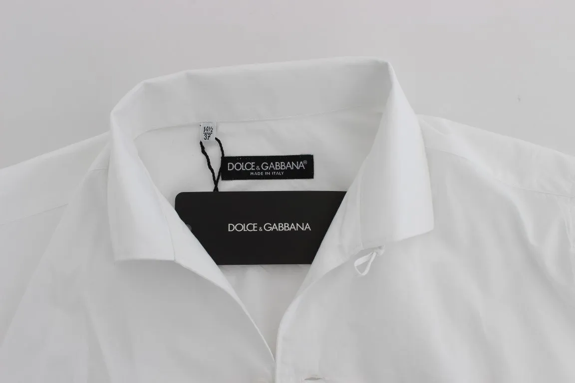 White 3/4 Sleeve Regular Fit Shirt