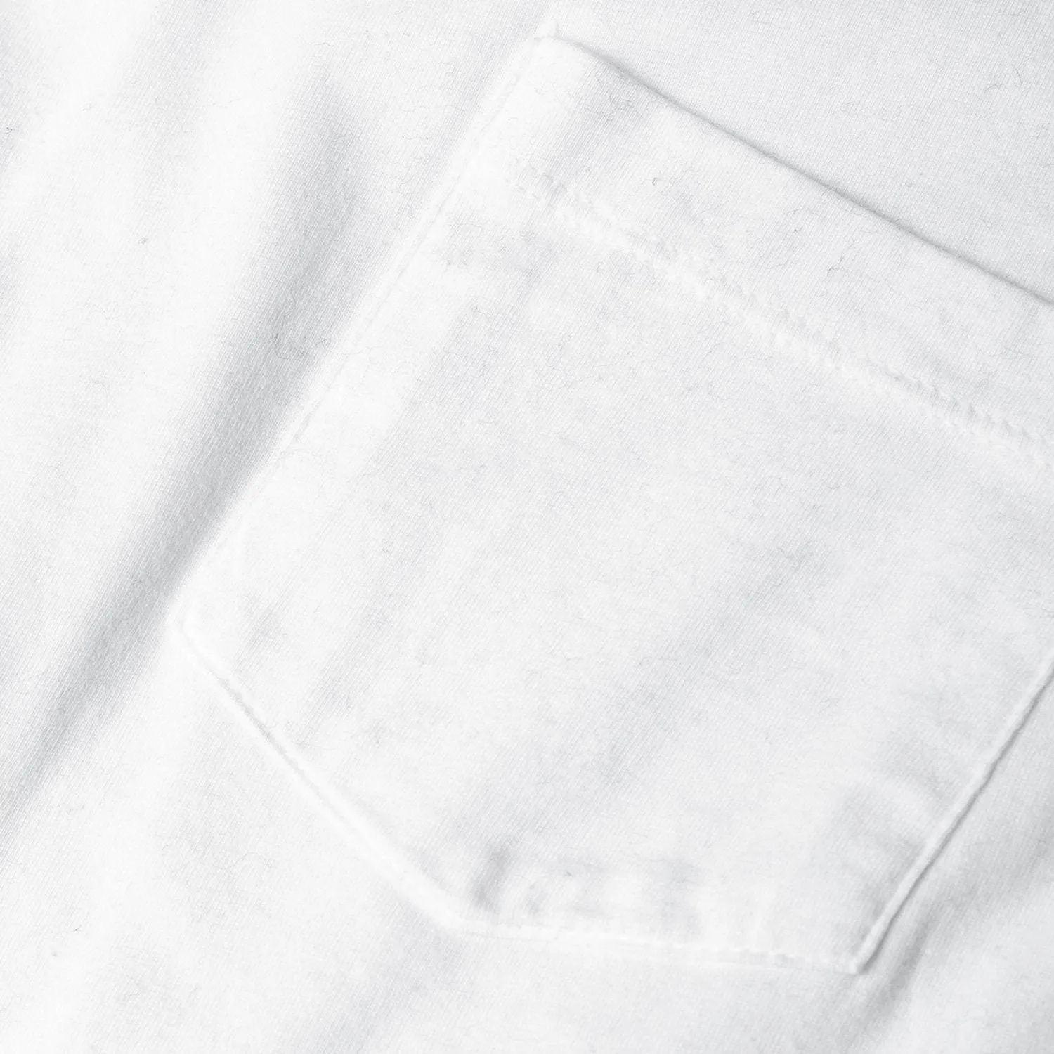 White Pocket Crew Tee