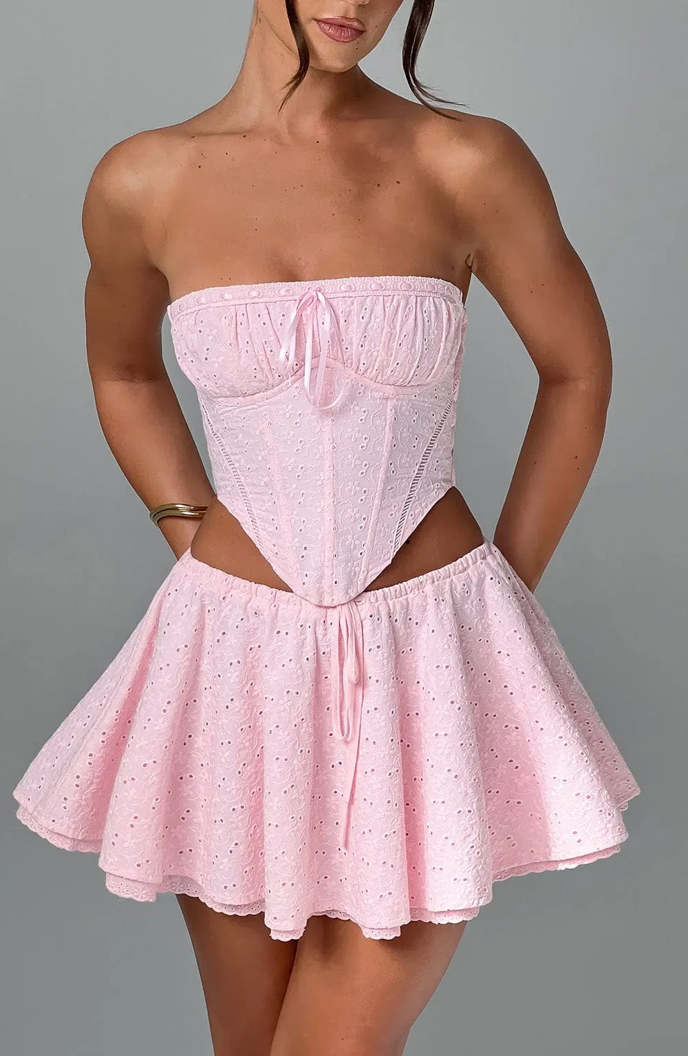 Winnie Mini Skirt - Blush