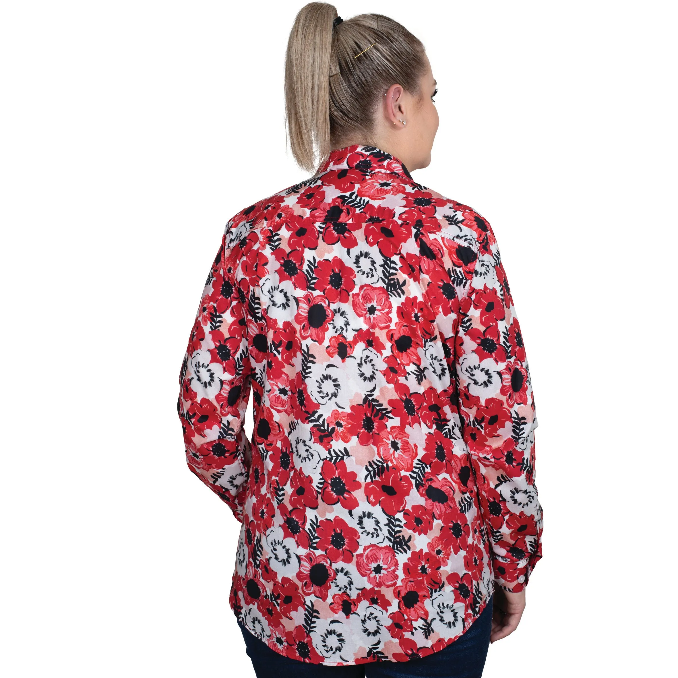 Women's Abbey Full Button Print Workshirt