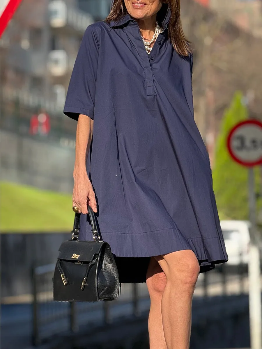 Women's Pocket Cotton Dress