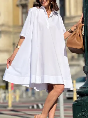 Women's Pocket Cotton Dress