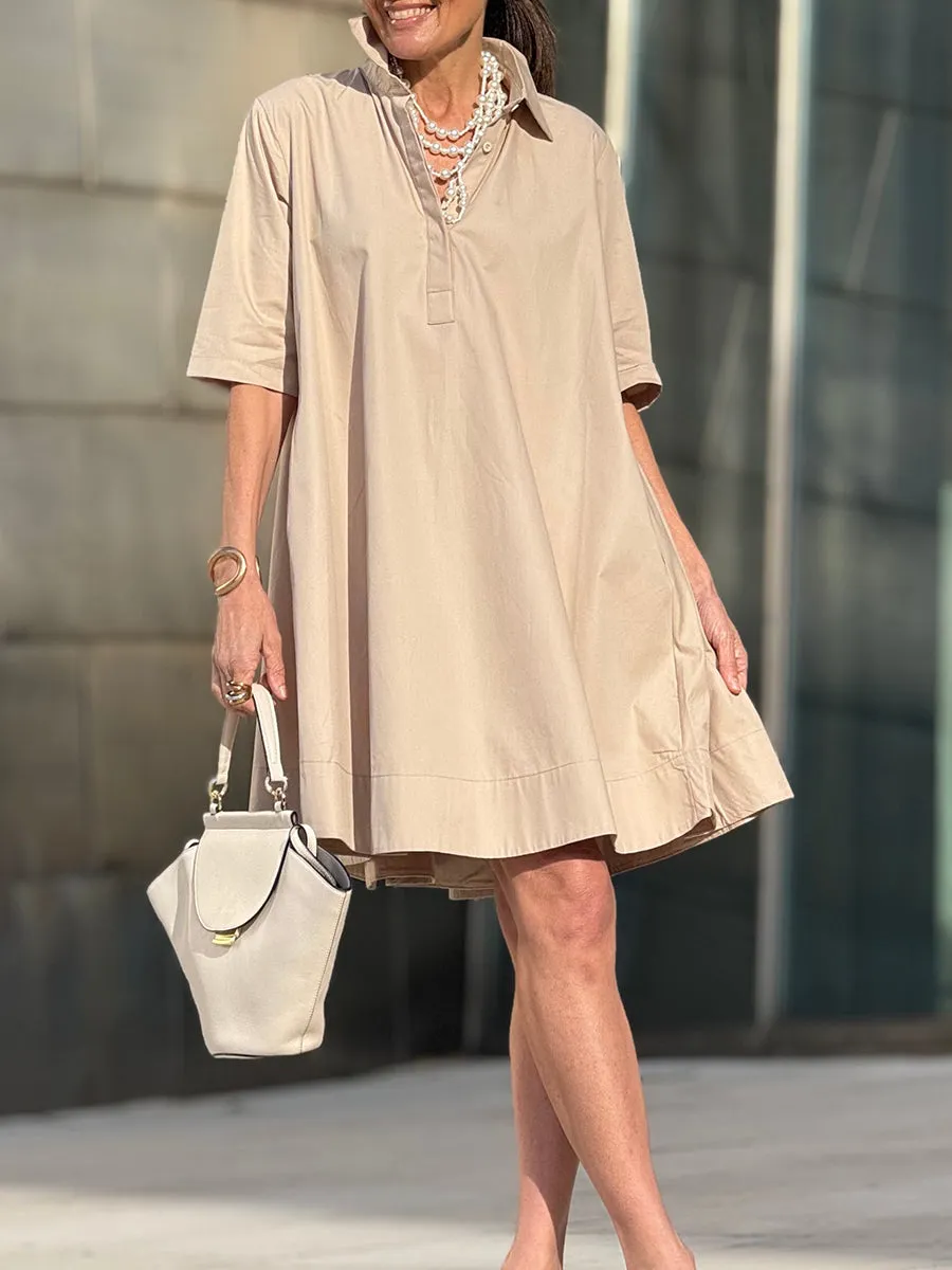 Women's Pocket Cotton Dress