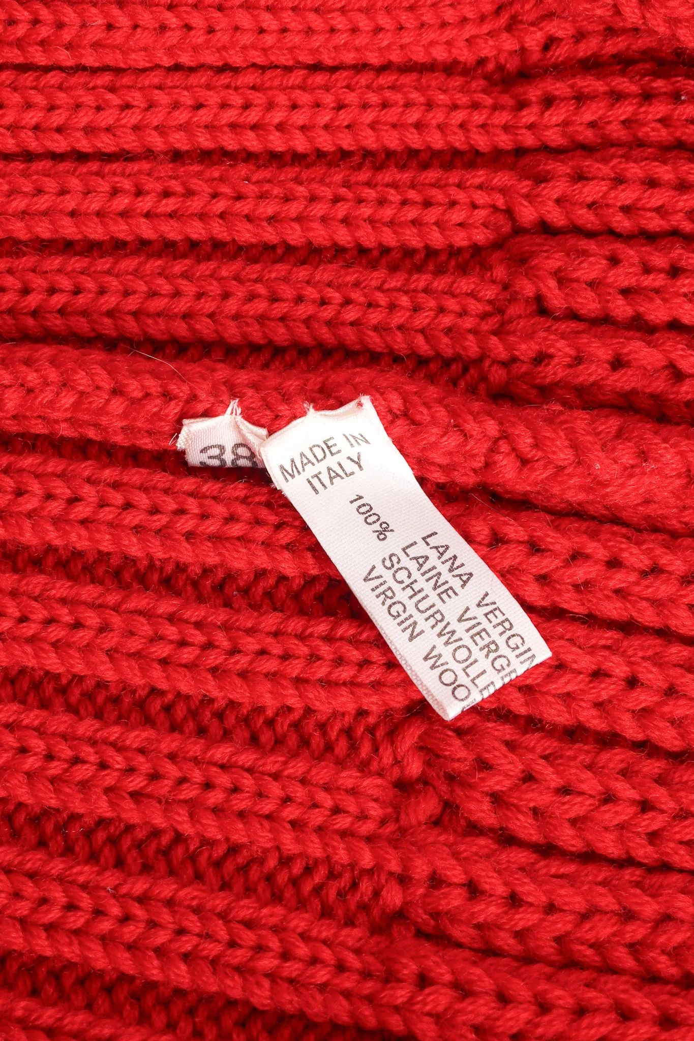 Wool Knit Duster Vest
