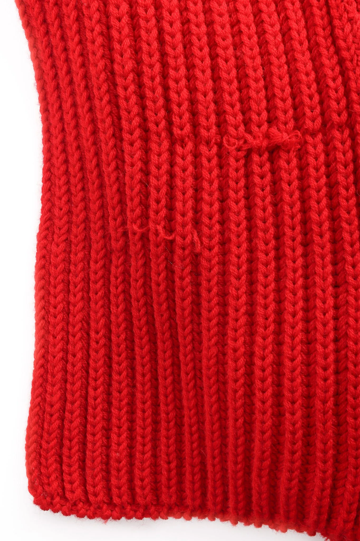 Wool Knit Duster Vest