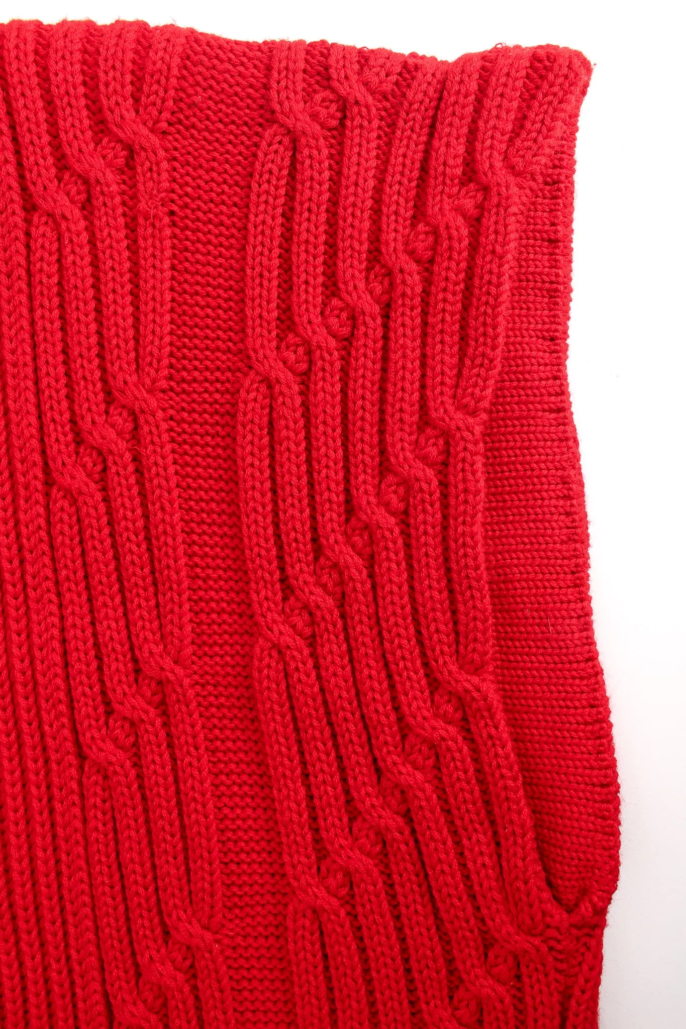 Wool Knit Duster Vest