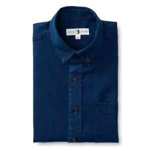 Worley Solid Denim Sport Shirt
