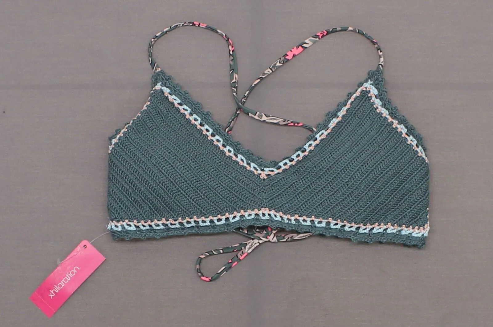 Xhilaration Women's Crochet Bralette Bikini Top