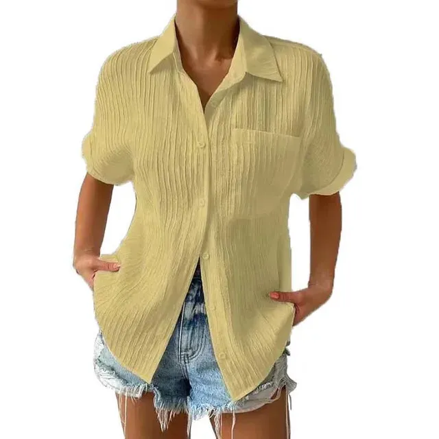 Yordan's - Pocket Short Sleeved Collared Shirt
