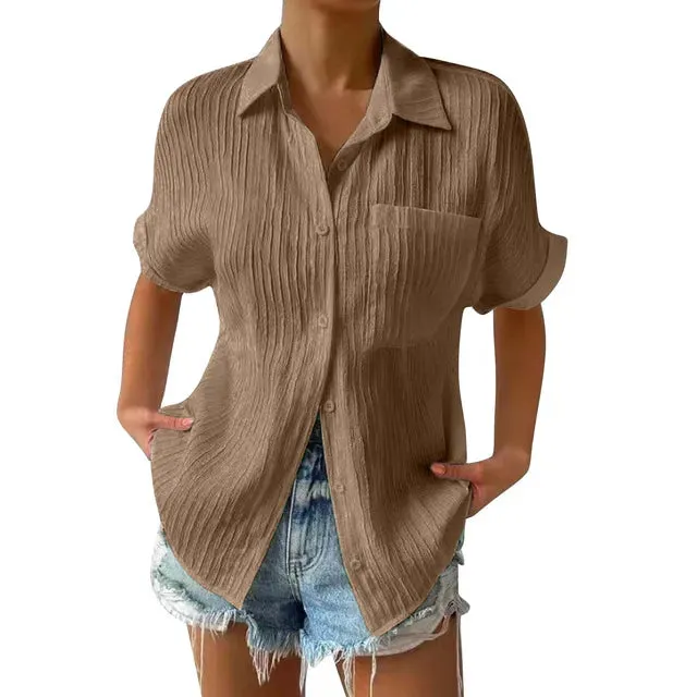 Yordan's - Pocket Short Sleeved Collared Shirt
