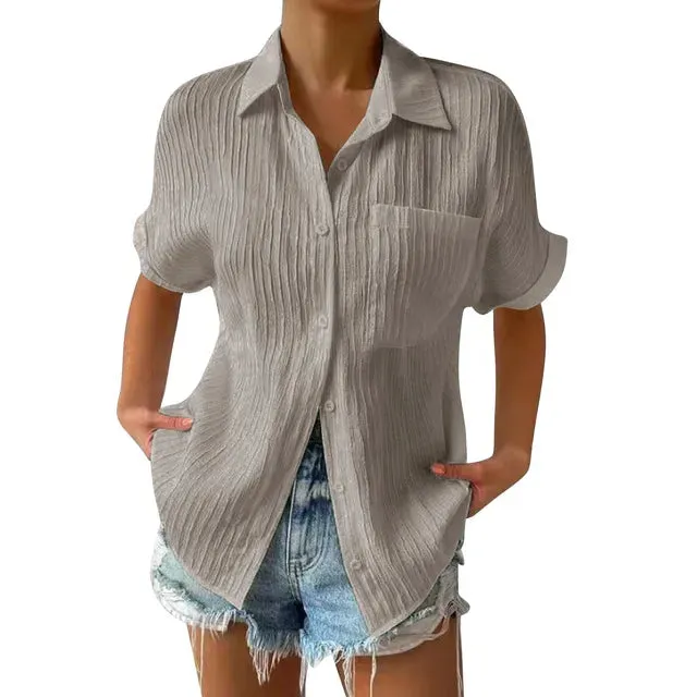 Yordan's - Pocket Short Sleeved Collared Shirt