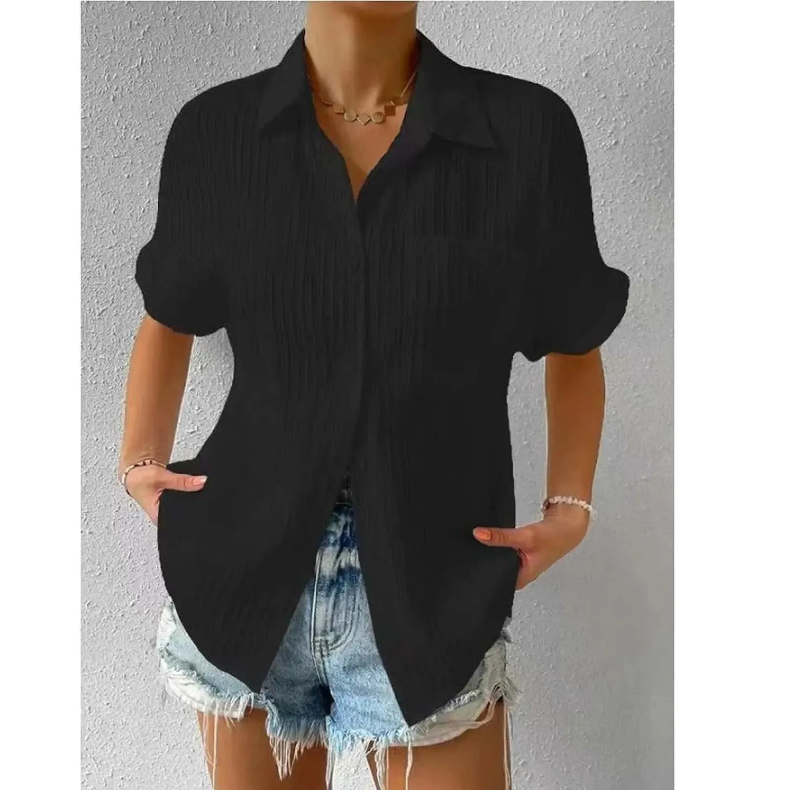Yordan's - Pocket Short Sleeved Collared Shirt