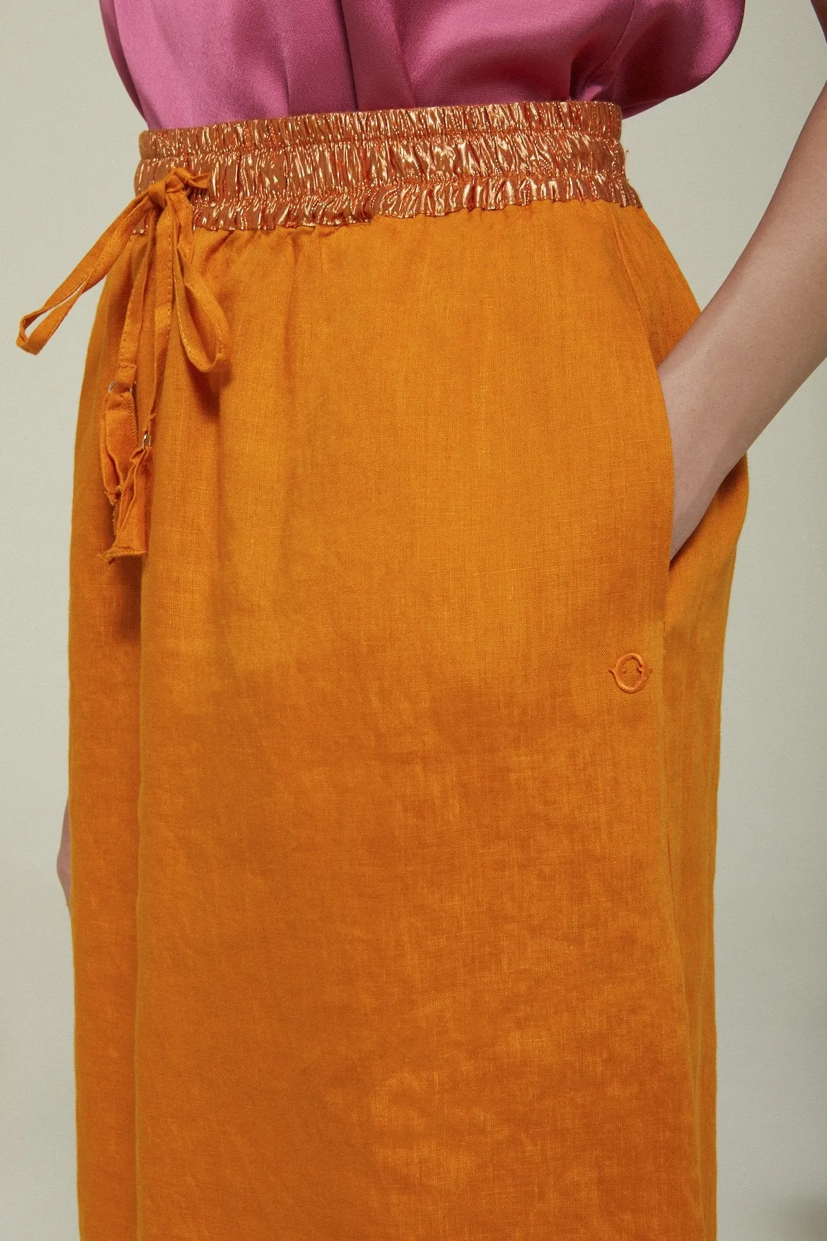 ZAFFERANO LINEN SKIRT